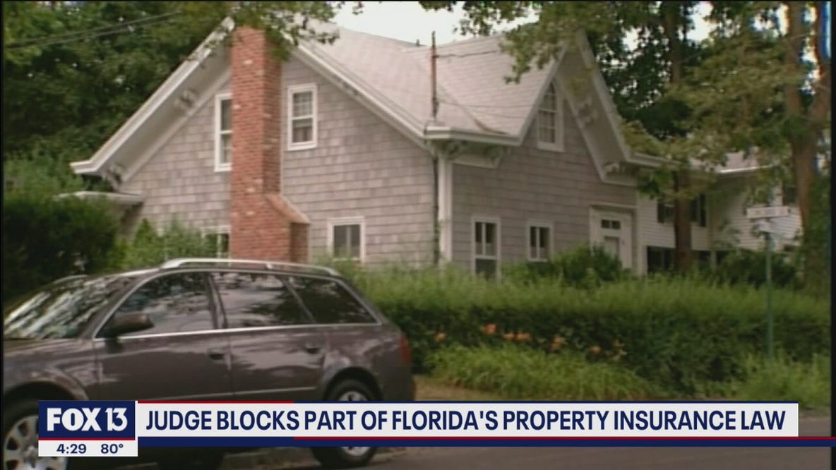 Judge blocks part of property insurance law